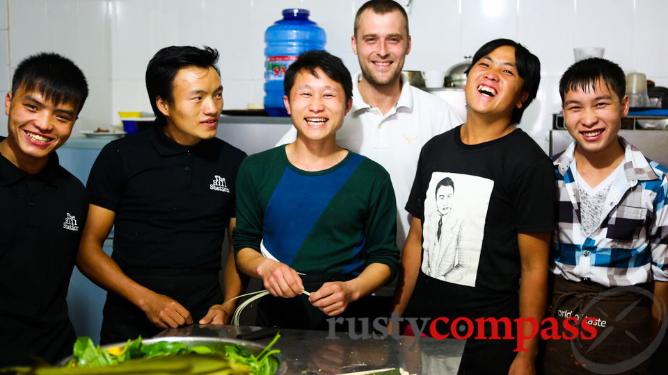 The team at Hillstation Signature Restaurant, Sapa The team at Hillstation Signature Restaurant, Sapa